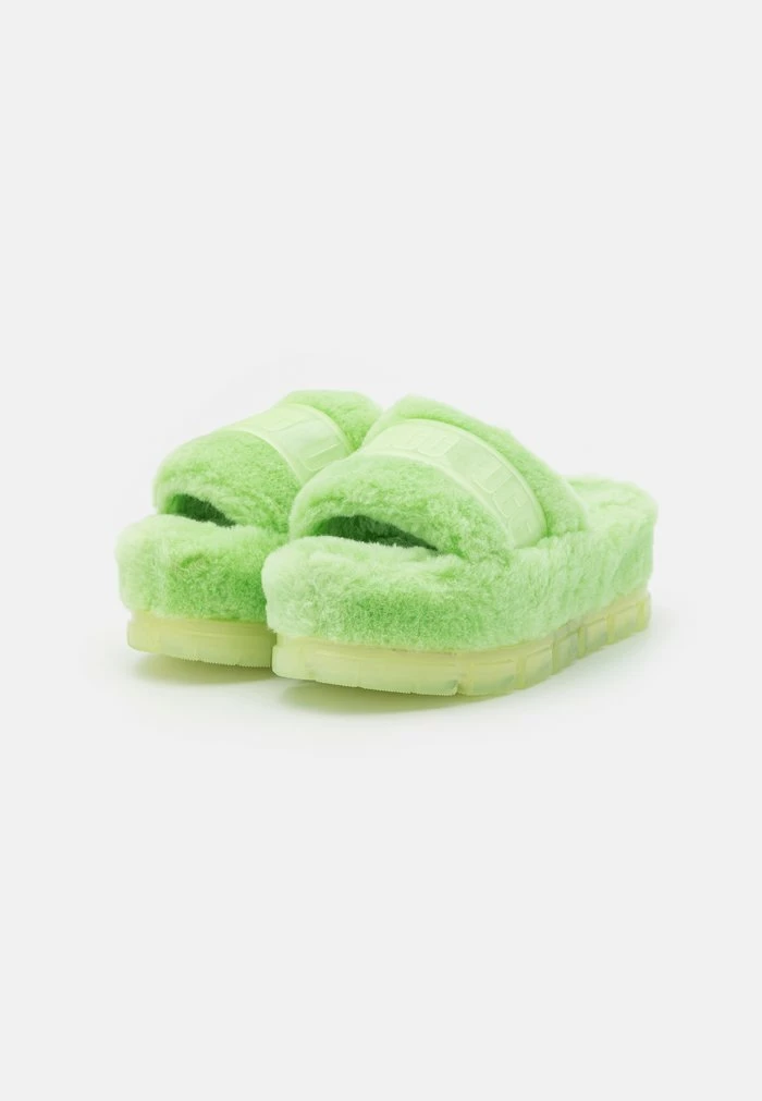 FLUFFITA CLEAR - Slippers - parakeet green UGG FLUFFITA CLEAR - Slippers - Parakeet Green -UGG Shop 9c19b25f6ec7455bb36986c23515e7a5