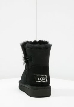 UGG MINI BAILEY BUTTON BLING - Classic Ankle Boots - Black 4 UGG MINI BAILEY BUTTON BLING - Classic Ankle Boots - Black -UGG Shop 9fde1dae4f294beba725b979ac70a431