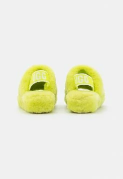 UGG FLUFF YEAH SLIDE - Platform Sandals - Key Lime -UGG Shop aa0ab7413716466bbecbd27c906c338b