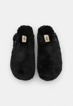 UGG FUZZ SUGAR SLIDE - Slippers - Black -UGG Shop abaff8ee77284a4e8ac30fff0368ed48