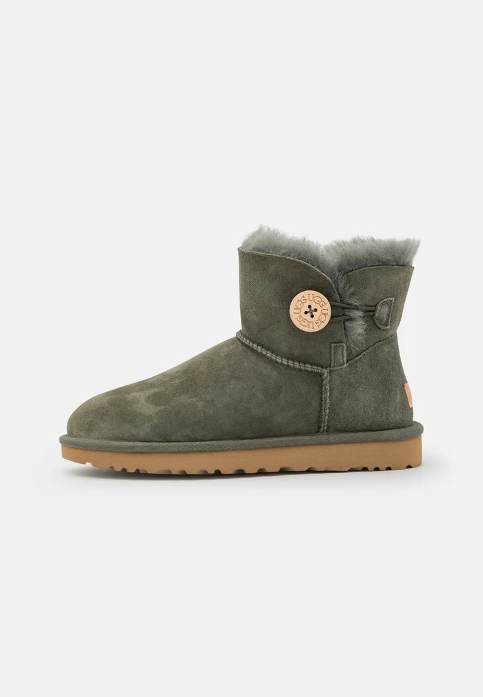 MINI BAILEY BUTTON - Ankle boots - forest night UGG MINI BAILEY BUTTON - Ankle Boots - Forest Night -UGG Shop ad796c4687e54cdc88fc1fd654898601