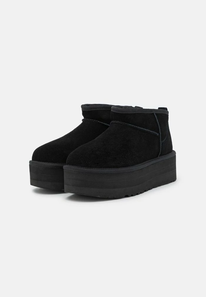 CLASSIC ULTRA MINI PLATFORM - Platform ankle boots - black UGG CLASSIC ULTRA MINI PLATFORM - Platform Ankle Boots - Black -UGG Shop b1bf36d97b1d46c3af14f2ef4441c460