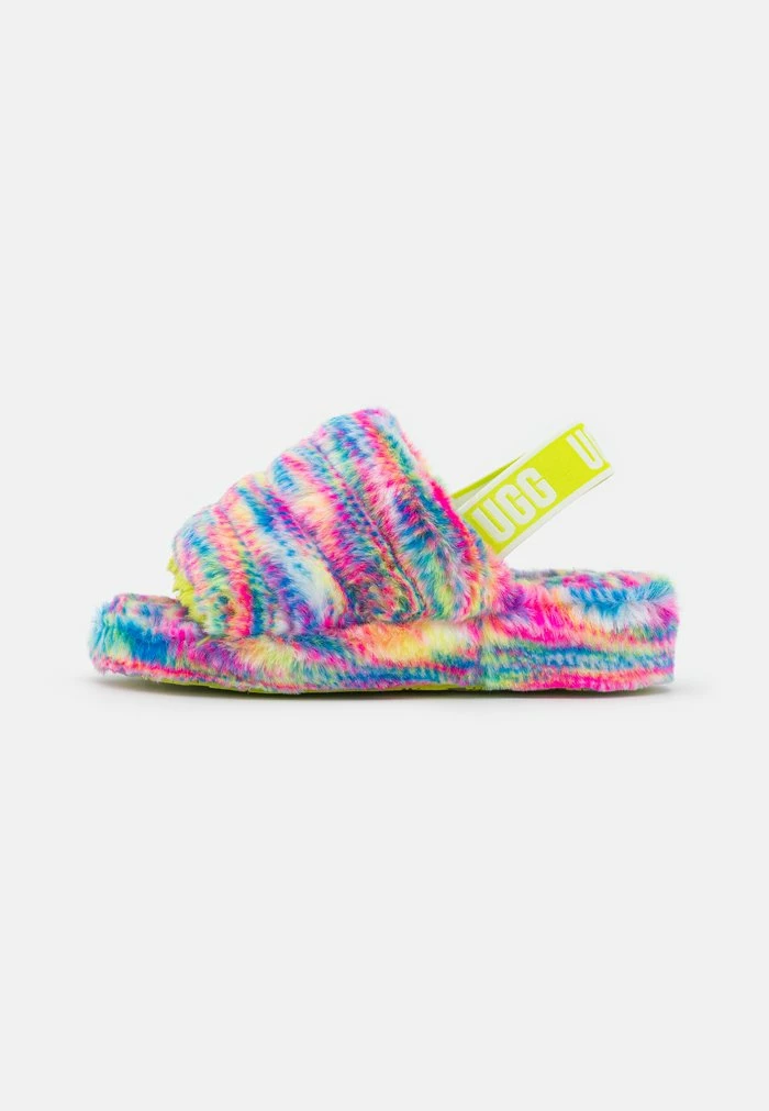 FLUFF YEAH PIXELATE - Platform sandals - white UGG FLUFF YEAH PIXELATE - Platform Sandals - White -UGG Shop b3b25e1aaf9a451a9833c3bfd9d71bb3
