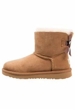 UGG MINI BAILEY BOW II - Classic Ankle Boots - Chestnut
