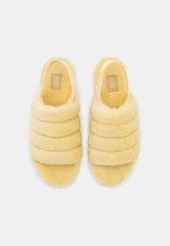 UGG FLUFF YEAH VEGAN - Platform Sandals - Banana Pudding -UGG Shop bd37802c108b42a89187233c3d2f53b4