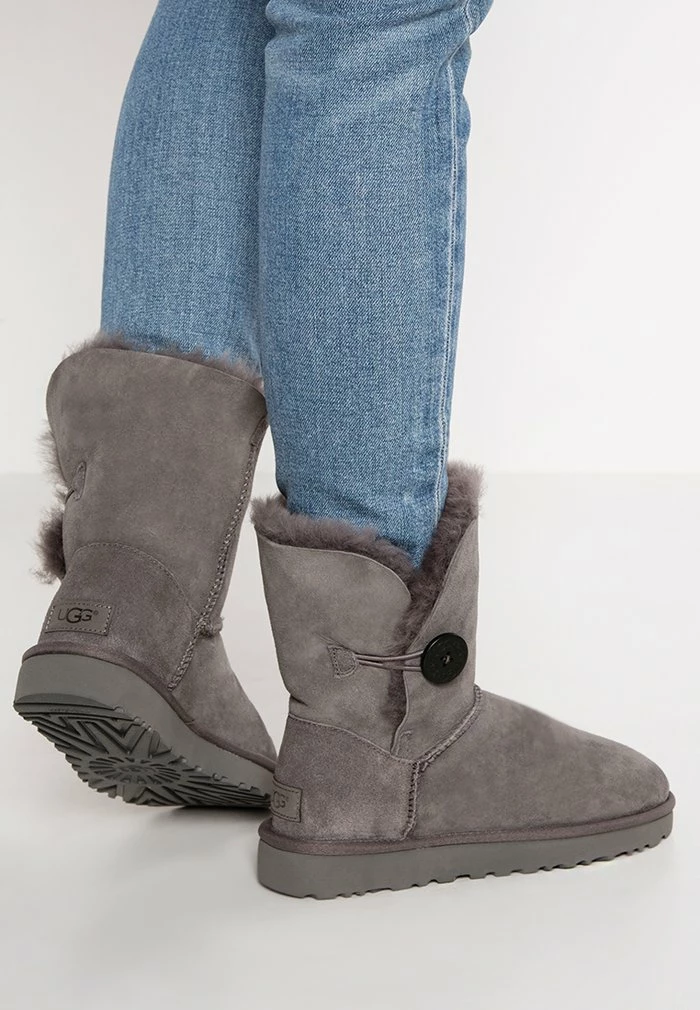 BAILEY BUTTON II - Classic ankle boots - grey UGG BAILEY BUTTON II - Classic Ankle Boots - Grey -UGG Shop be191621775b46c5b2a3b9426a75e727