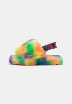 UGG FLUFF YEAH UNISEX - Sandals - Rainbow