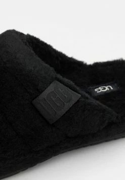 UGG FLUFF YOU UNISEX - Slippers - Black -UGG Shop c6307c561efb43b4803d78f73575719a
