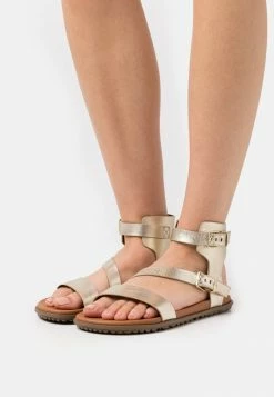 UGG SOLIVAN STRAP - Sandals - Pale Gold Metallic