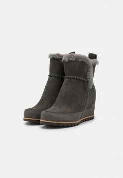 UGG MALVELLA - Wedge Ankle Boots - Charcoal -UGG Shop d096ee7b749d465aa6193dac3aebe6f6