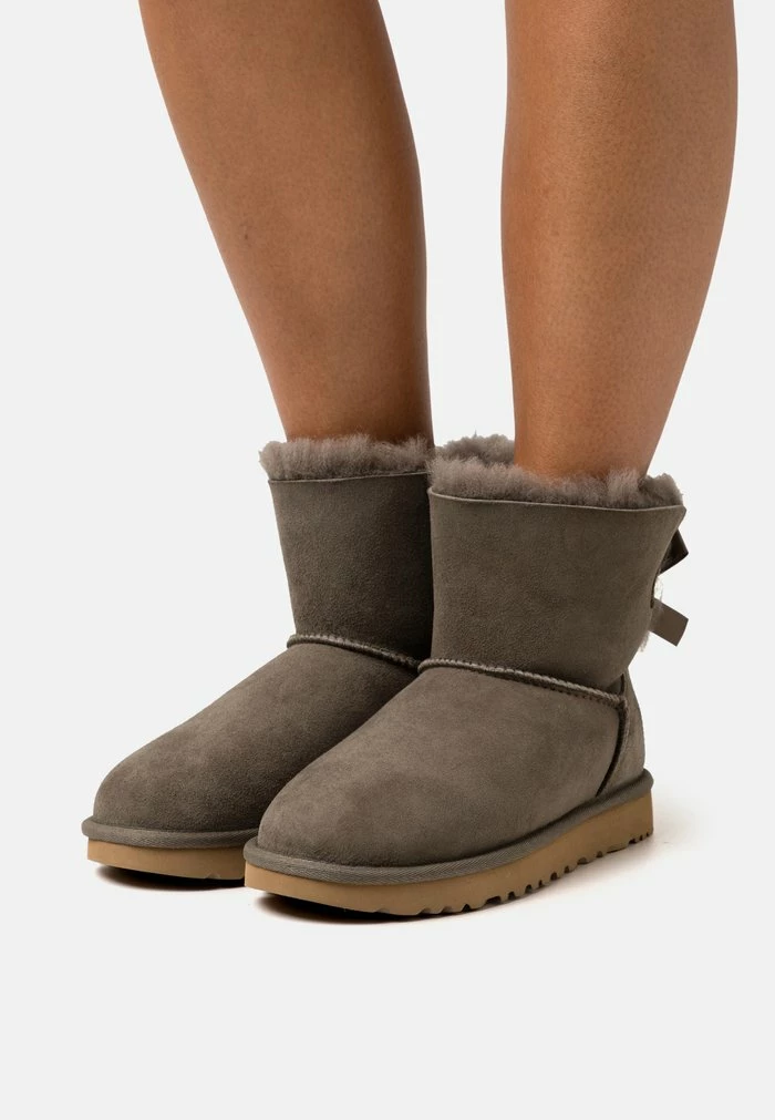 UGG MINI BAILEY BOW - Classic Ankle Boots - Slate 1 UGG MINI BAILEY BOW - Classic Ankle Boots - Slate