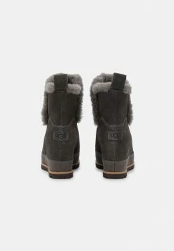 UGG MALVELLA - Wedge Ankle Boots - Charcoal -UGG Shop e103f1699b56483bbfa3fba9d4818d49