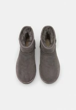 UGG CLASSIC MINI SHINE - Classic Ankle Boots - Charcoal -UGG Shop e384050febed450c8a094334496a3221