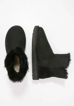 UGG MINI BAILEY BUTTON - Ankle Boots - Black 3 UGG MINI BAILEY BUTTON - Ankle Boots - Black -UGG Shop e666581433e3436dbd954908377d739a