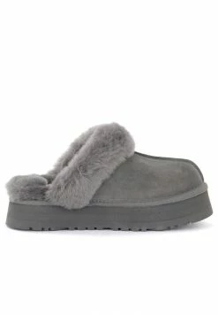UGG DISQUETTE - Slippers - Grigio -UGG Shop e7dda29139084c4a99153f76bf421f03