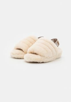 UGG FLUFF YEAH SLIDE - Platform Sandals - Natural -UGG Shop ec4ae08fd0804aed9152c0d925d5e3e7