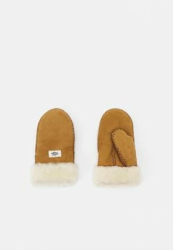 UGG MITTEN WITH STITCH UNISEX - Mittens - Chestnut