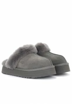 UGG DISQUETTE - Slippers - Grigio -UGG Shop f1d3a09077974415a091a4dd5bba83fb