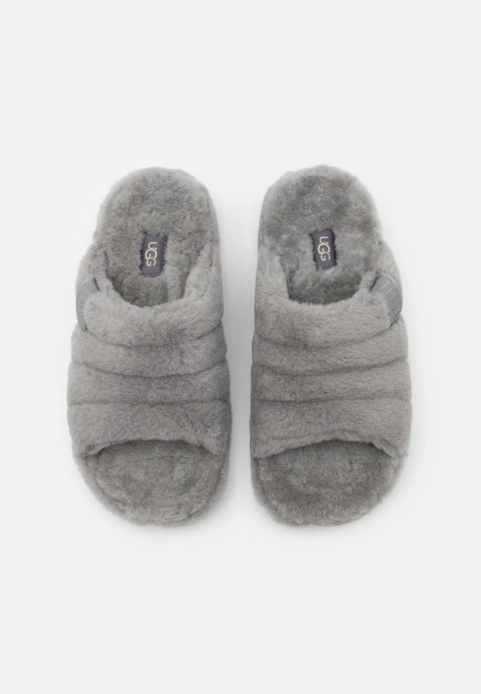 FLUFF YOU UNISEX - Slippers - grey UGG FLUFF YOU UNISEX - Slippers - Grey -UGG Shop fe14c57314944f2a9145ad68e3522ac1